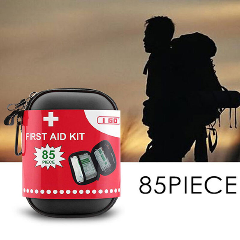 85-Piece Travel Portable Emergency First Aid Kit
